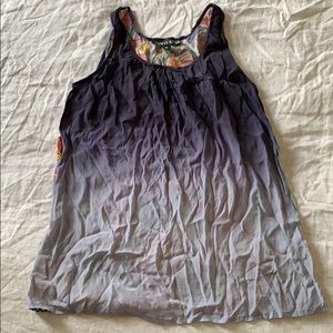 🖤Anthropologie Tanvi Kedia boho ombré tank top